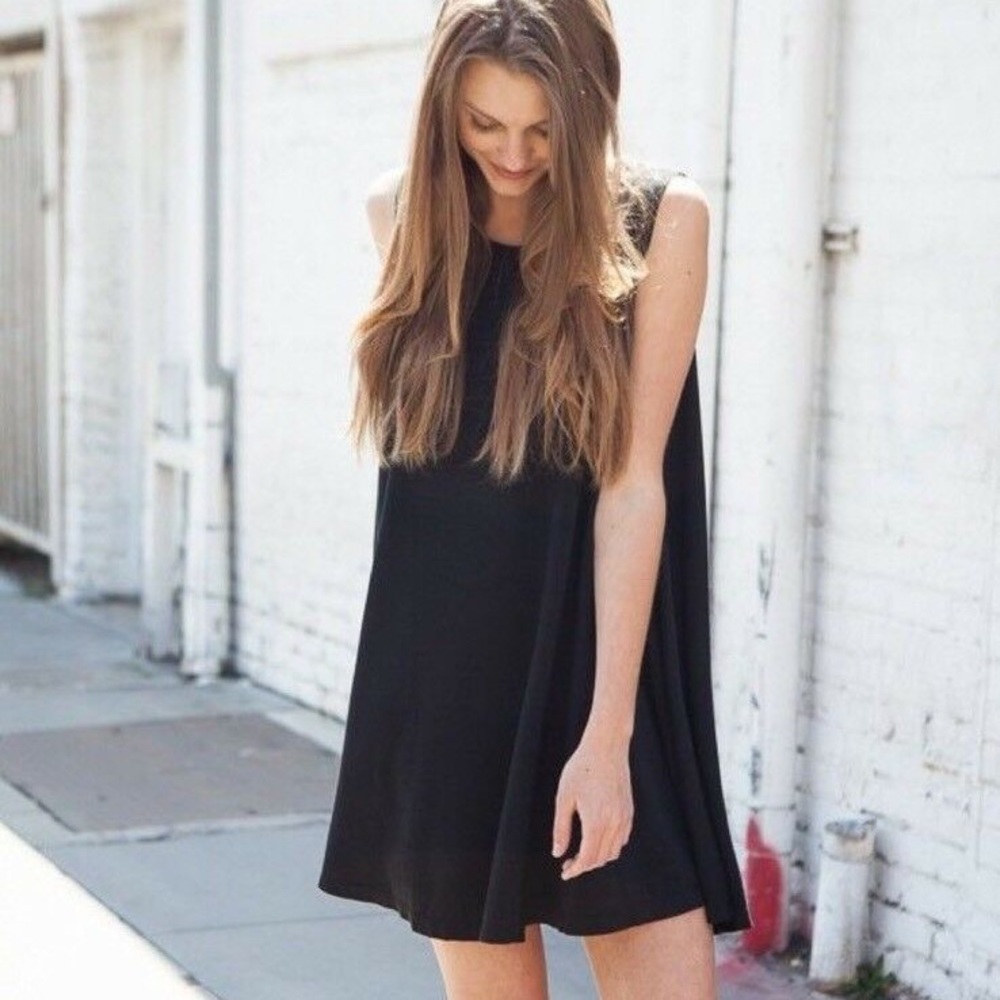 Brandy Melville Black Swing Dress